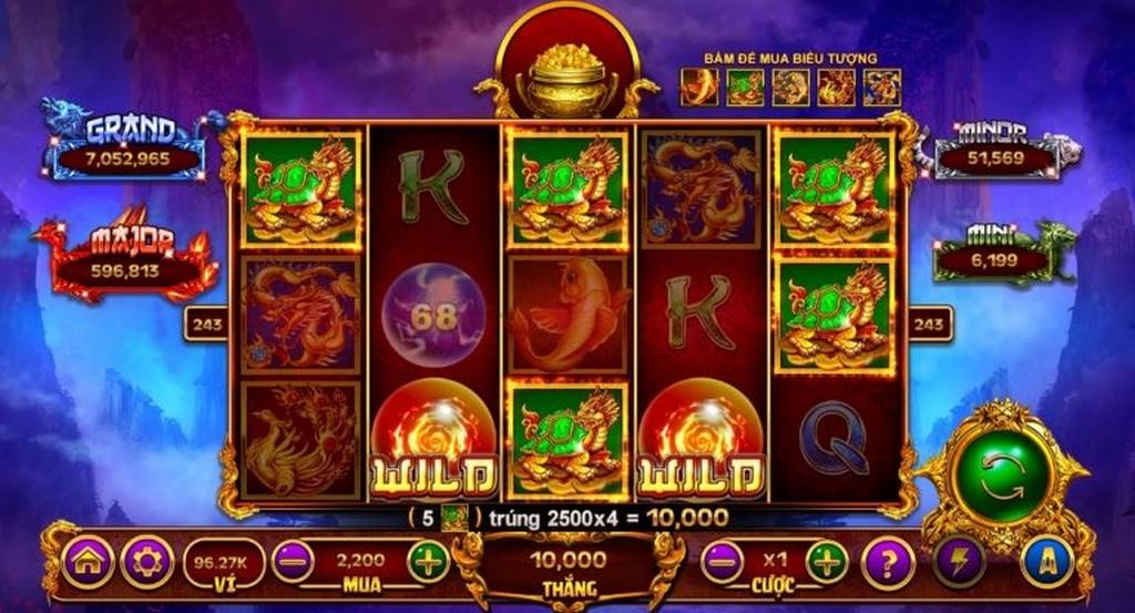 Kho báu tứ linh - game nổ hũ cực chất